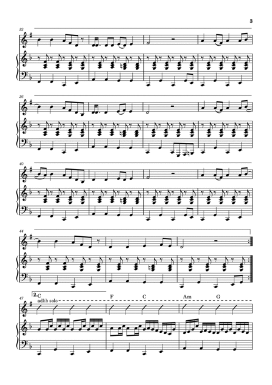 Rocky Top B-Flat Trumpet scores gallery preview page 4
