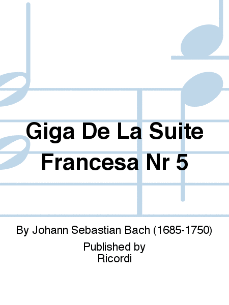 Giga De La Suite Francesa Nr 5