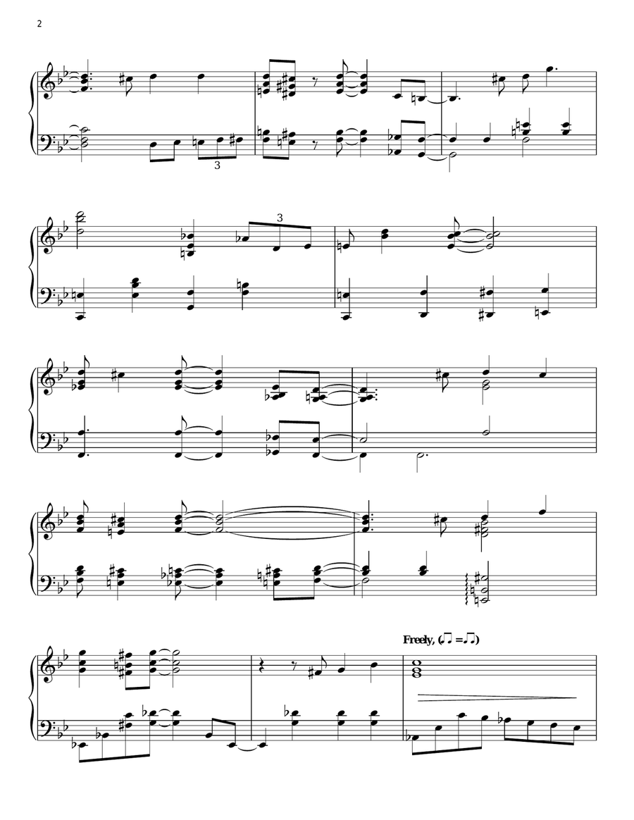 Just In Time Just In Time Piano Solo scores gallery preview page 2