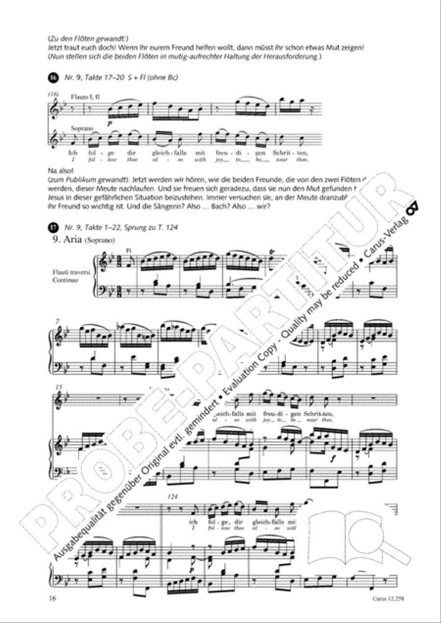 Johann Sebastian Bachs Johannes-Passion fur Kinder und Jugendliche STB scores gallery preview page 17