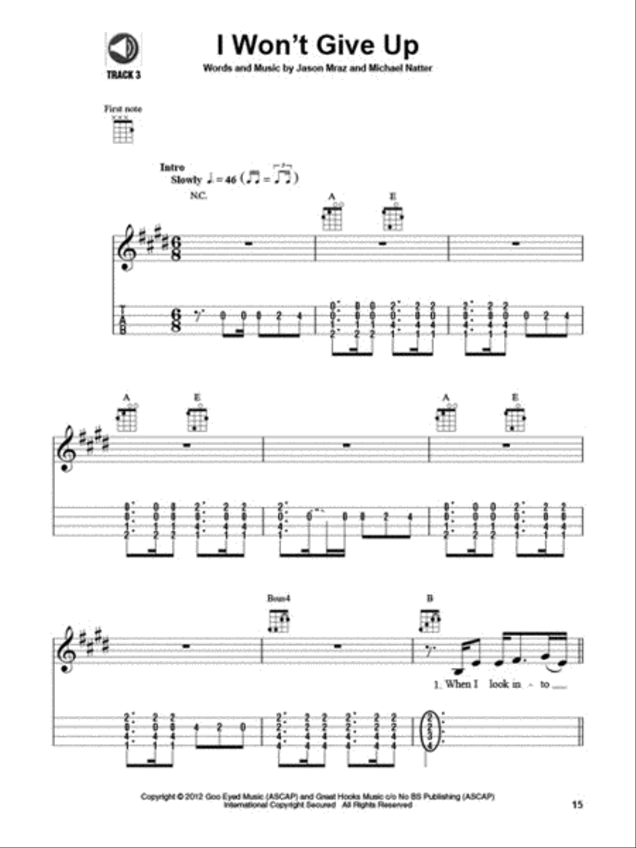 Jason Mraz Ukulele scores gallery preview page 4