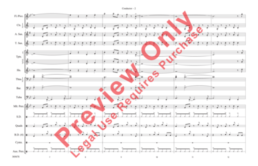 Land of Make Believe Marching Band scores gallery preview page 3