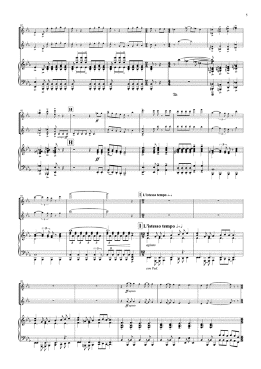 Bohemian Rhapsody Violin Solo scores gallery preview page 5