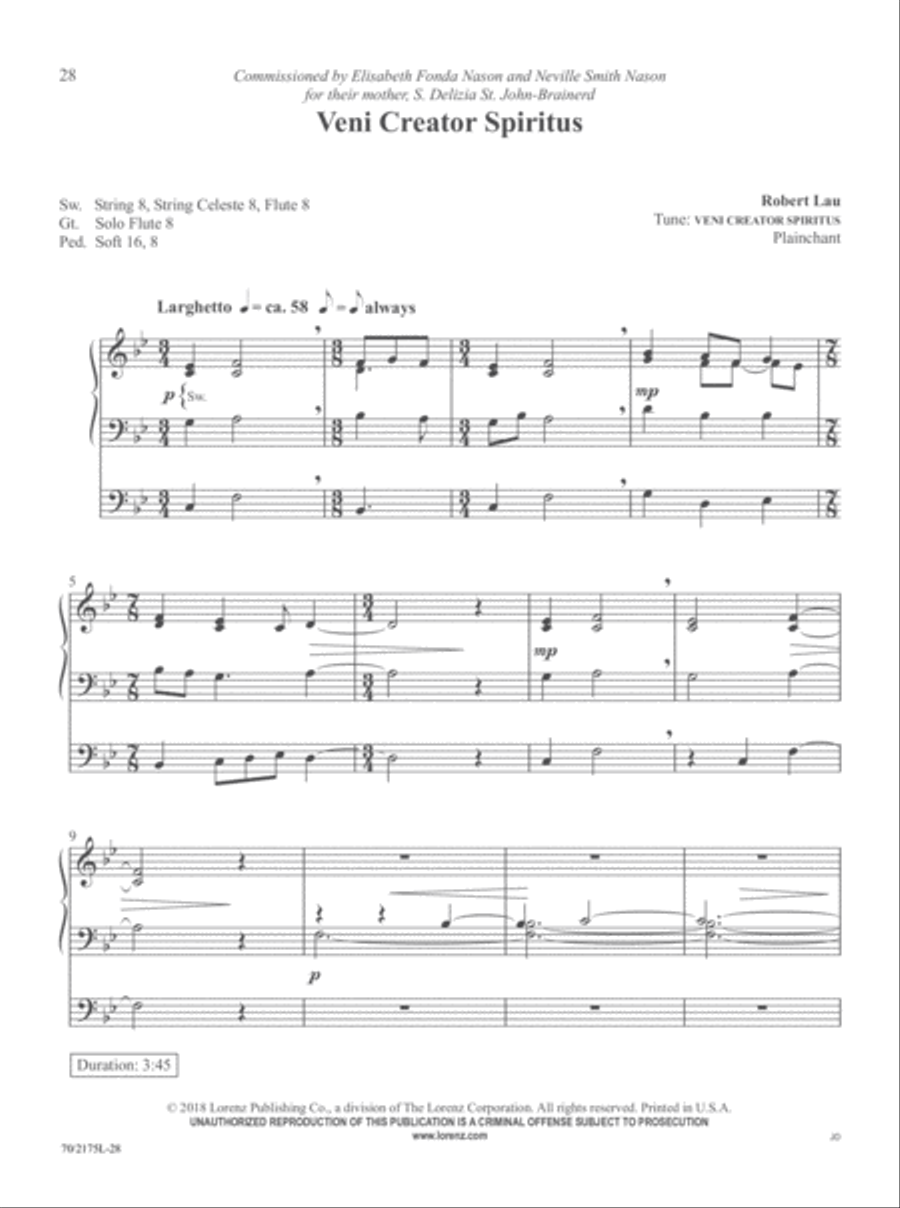 The Sacred Organ Library, Vol. 5 Organ Solo scores gallery preview page 15