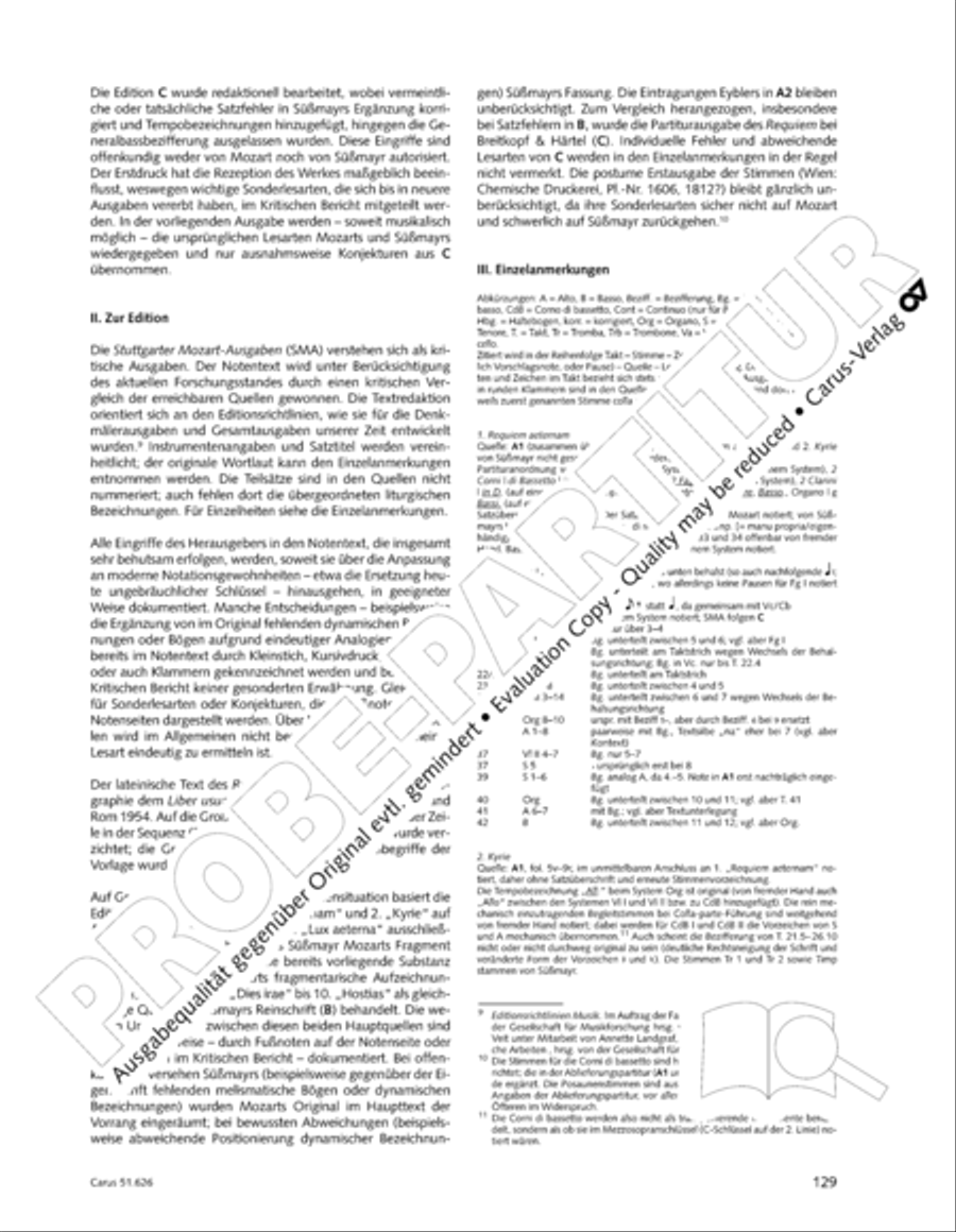 Missa longa in C major (Missa longa in C) 4-Part scores gallery preview page 141