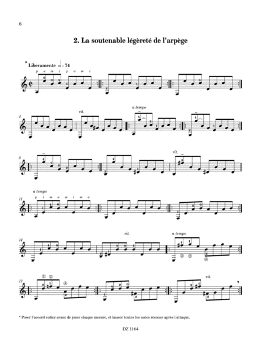 Trois préludes Trois préludes Classical Guitar scores gallery preview page 6