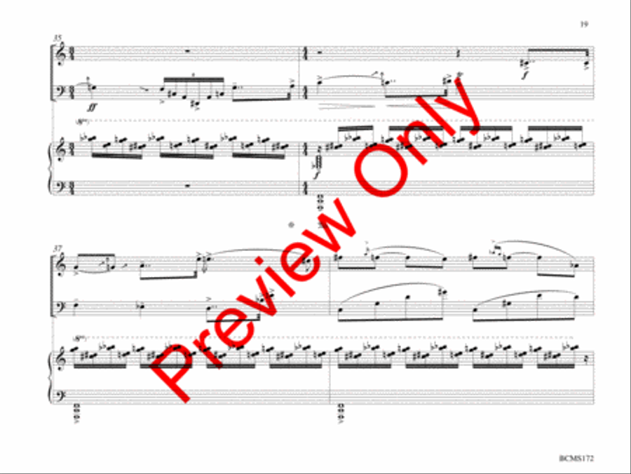 Journey Toward the Eternal Flame Bassoon scores gallery preview page 20