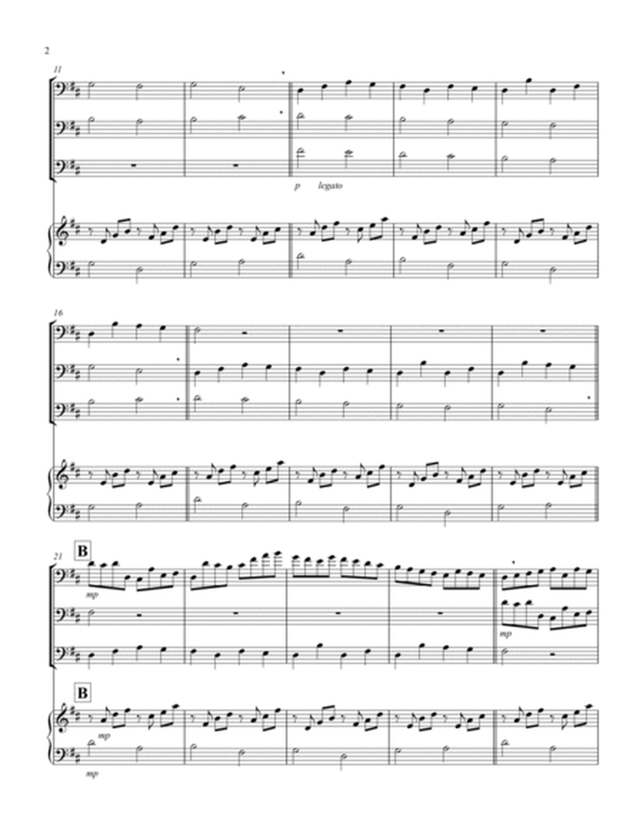 Canon in D (Pachelbel) (D) (Bassoon Trio, Keyboard)