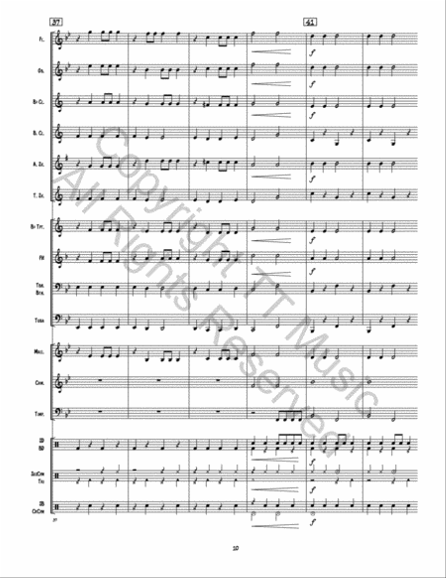 Christmas Concert 2 for 1 Concert Band scores gallery preview page 11