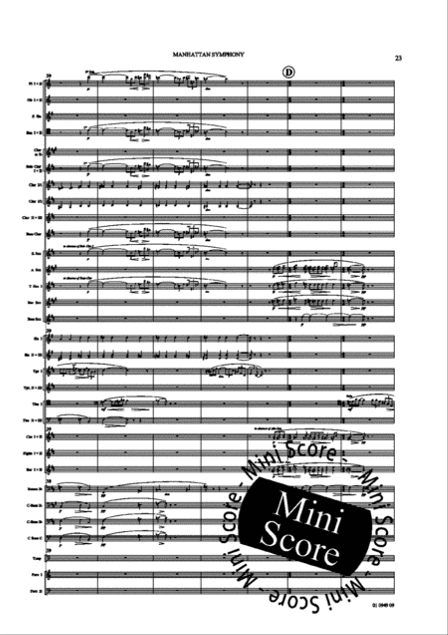 Manhattan Symphony Concert Band scores gallery preview page 27