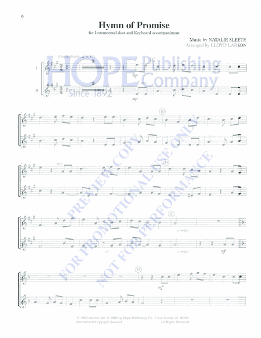 Contemporary Praise Contemporary Praise Piano Accompaniment scores gallery preview page 6