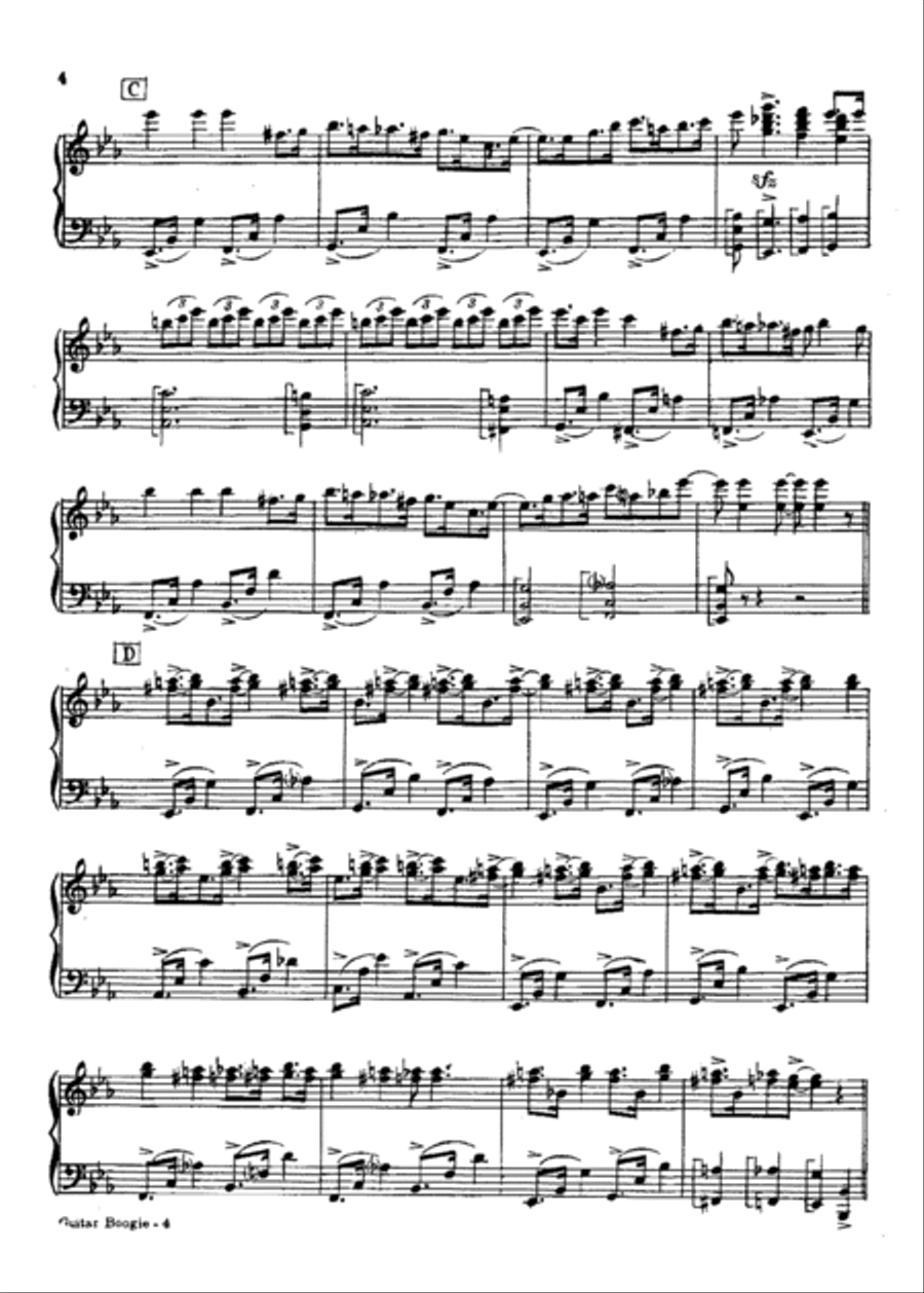 Guitar Boogie Guitar scores gallery preview page 4