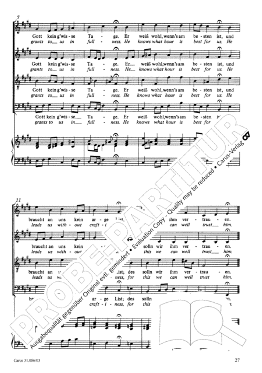 Truly, truly I say to you (Wahrlich, wahrlich, ich sage euch) 4-Part scores gallery preview page 28