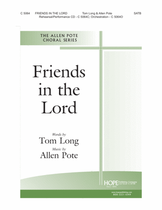 Book cover for Friends in the Lord