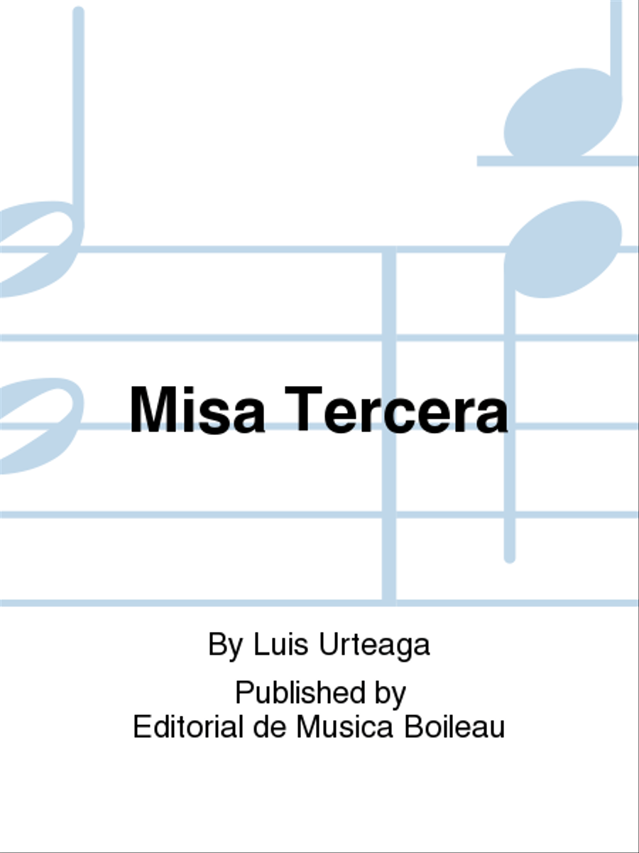 Misa Tercera Harmonium scores gallery preview page 1