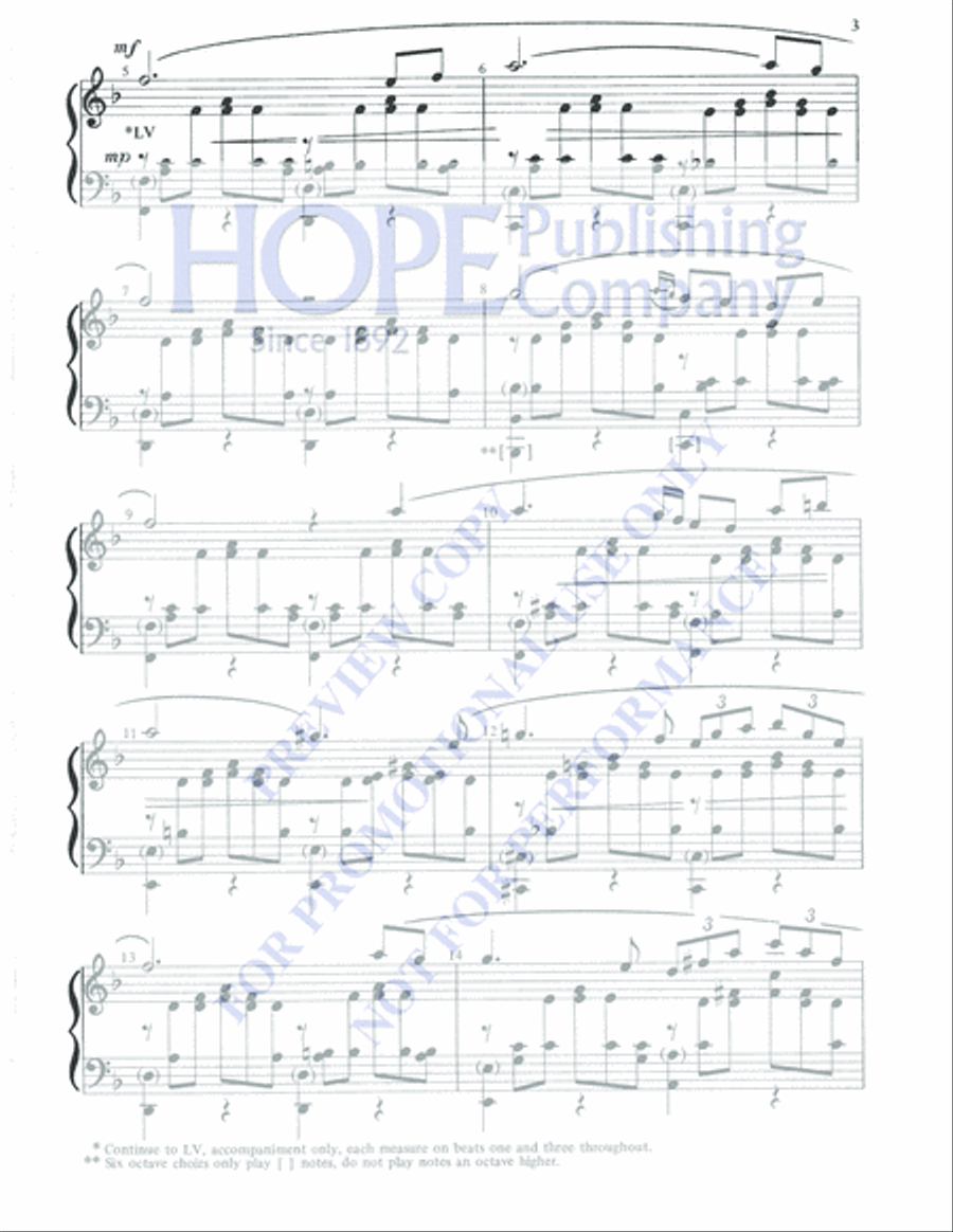 Ave Maria 5-Octaves scores gallery preview page 3
