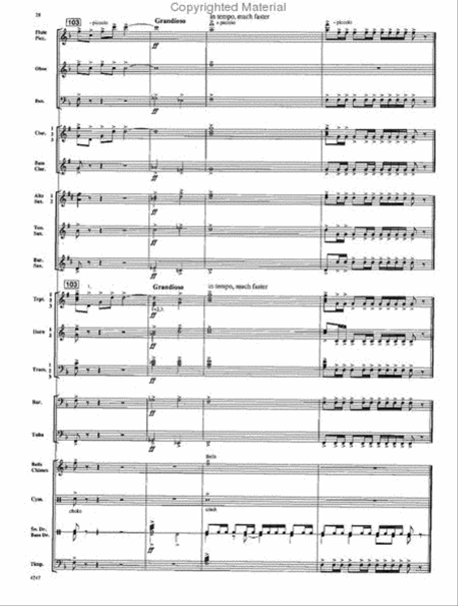 Encomium Encomium Concert Band scores gallery preview page 27