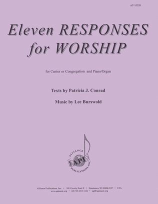 Eleven Responses For Worship - Unis/pno