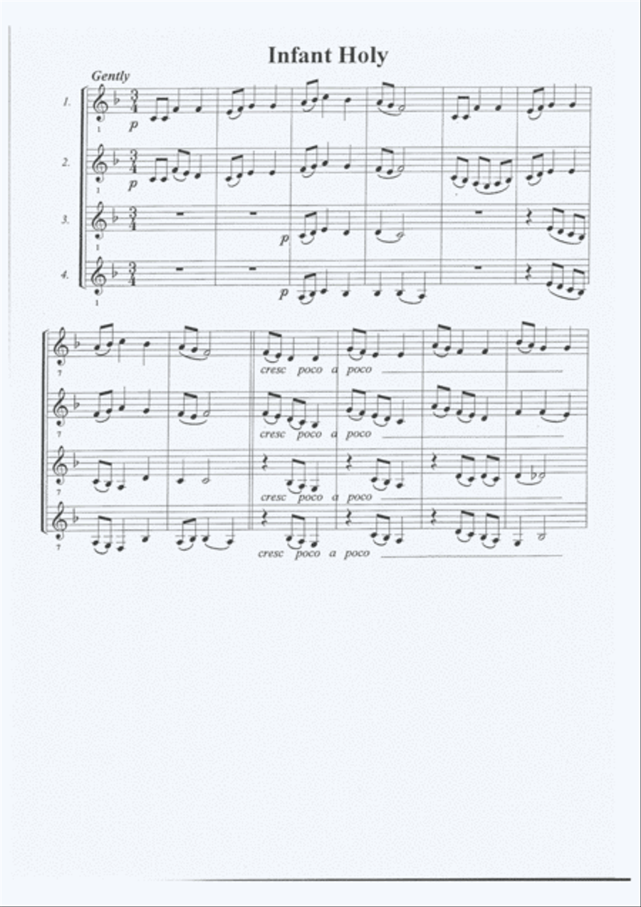 Christmas Clarinet Clarinet Trio scores gallery preview page 5