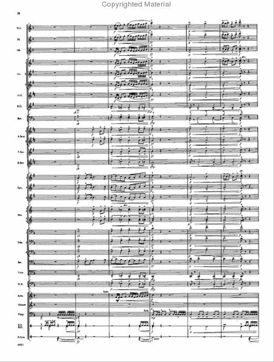 The Light Eternal Concert Band scores gallery preview page 24