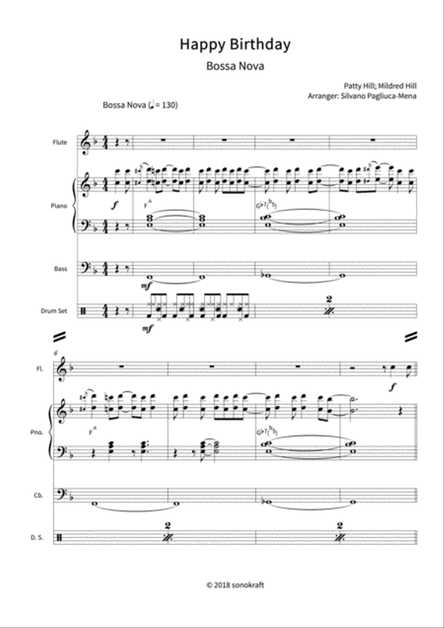 Happy Birthday Happy Birthday Orchestra scores gallery preview page 3