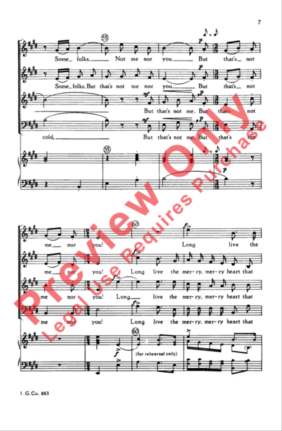 Some Folks 4-Part scores gallery preview page 7