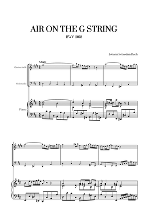 Johann Sebastian Bach - Air on the G String for Clarinet, Cello and Piano