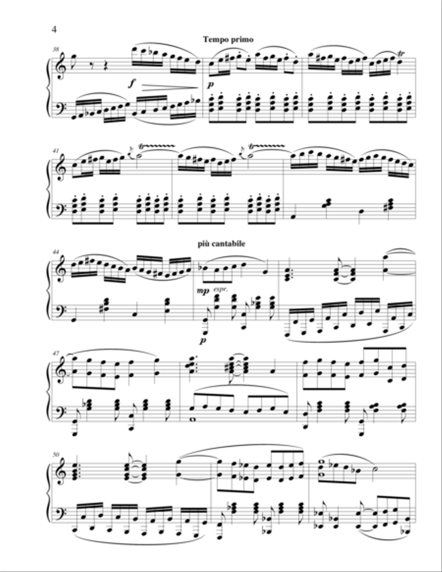Sonata #1 in C major (Commedia dell’arte all’improvviso) Piano Solo scores gallery preview page 6