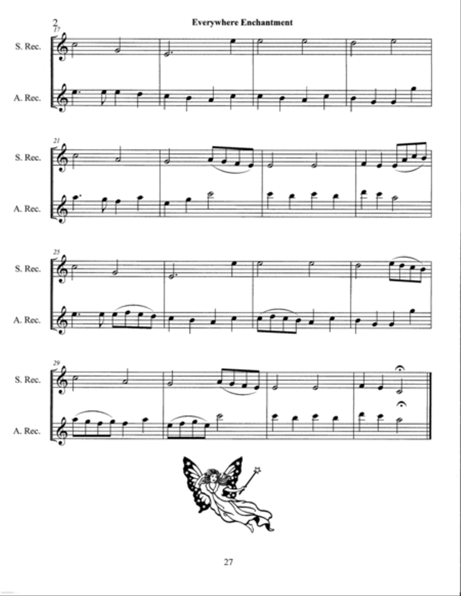 Woodland Wedding (5 Duos) Woodwind Duet scores gallery preview page 4
