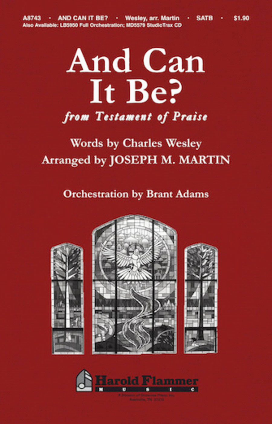 And Can It Be? (from Testament of Praise) Choir scores gallery preview page 1