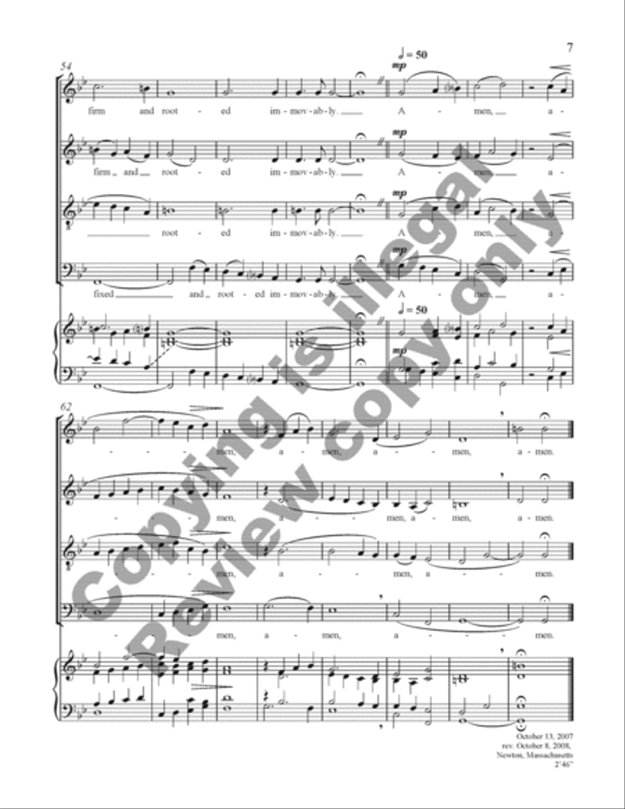 Be Thou alone Be Thou alone 4-Part scores gallery preview page 7