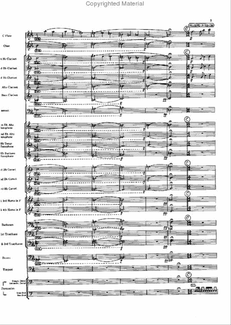 Short Prelude With Perspectives Concert Band scores gallery preview page 5