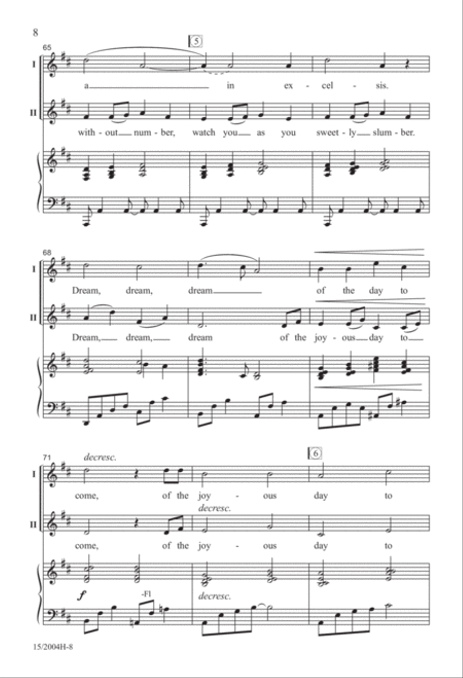 On This Still, Silent Night 2-Part scores gallery preview page 8