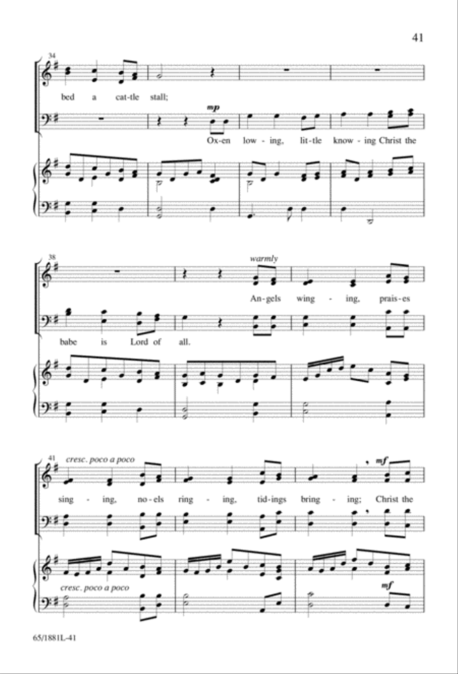 A Very Special Night A Very Special Night Unison Choir scores gallery preview page 43