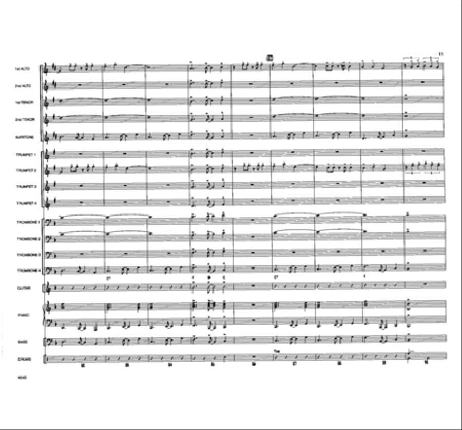 Calypso Bob Jazz Ensemble scores gallery preview page 11