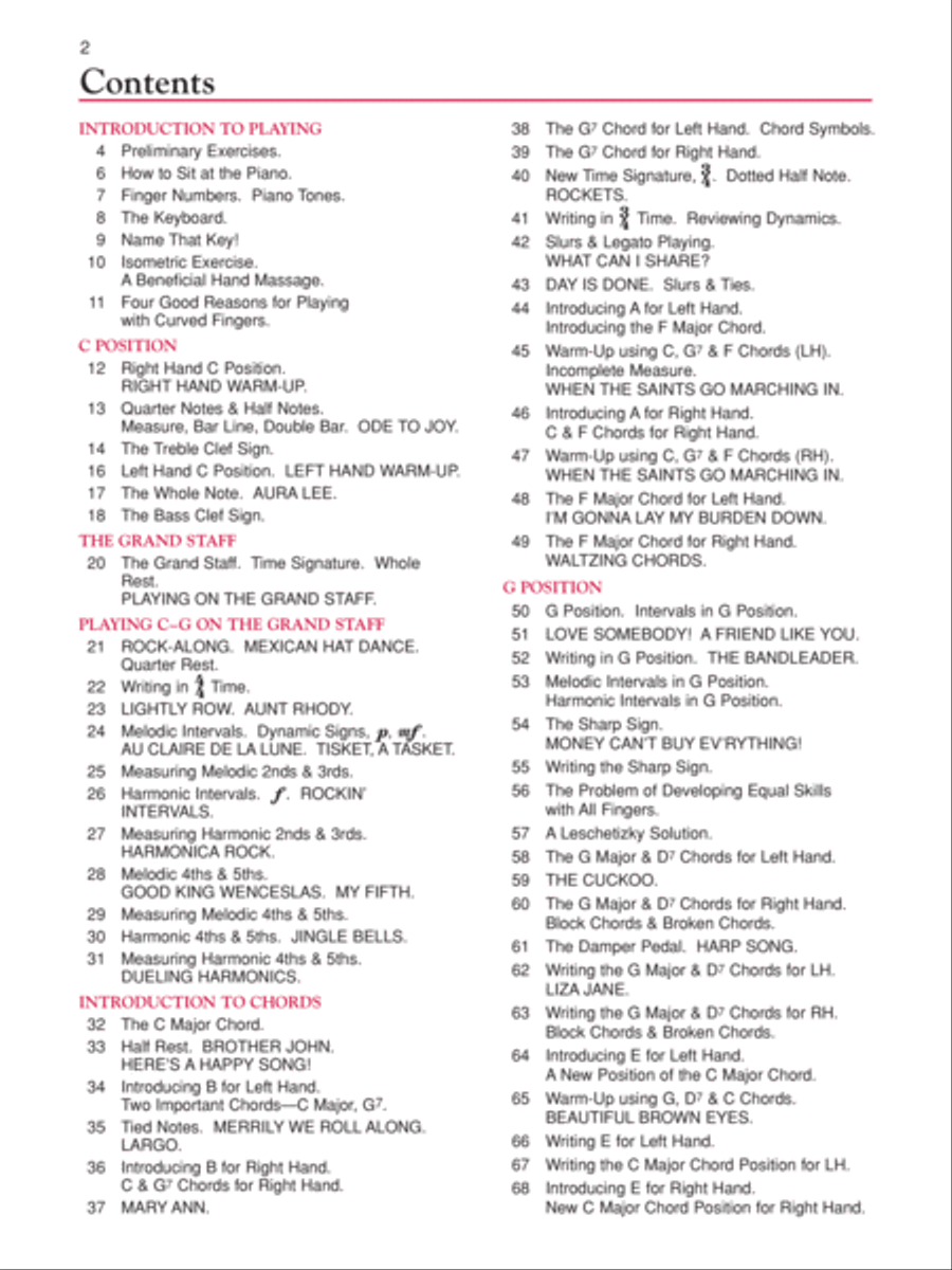 Alfred's Basic Adult All-in-One Course, Book 1 Piano Method scores gallery preview page 2