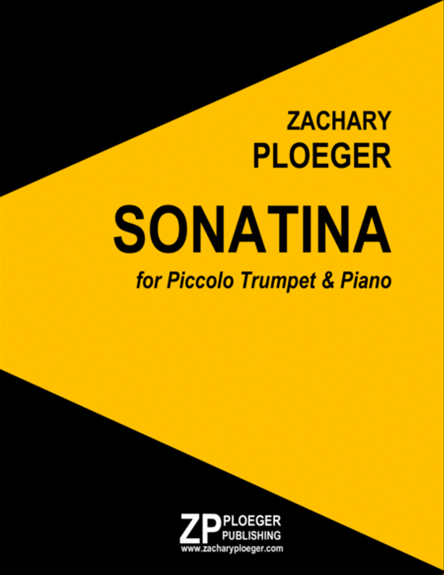 Sonatina for Piccolo Trumpet and Piano Piccolo Trumpet scores gallery preview page 1