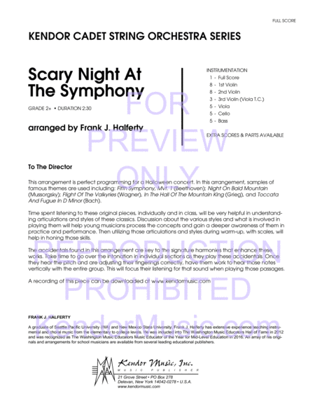 Scary Night At The Symphony