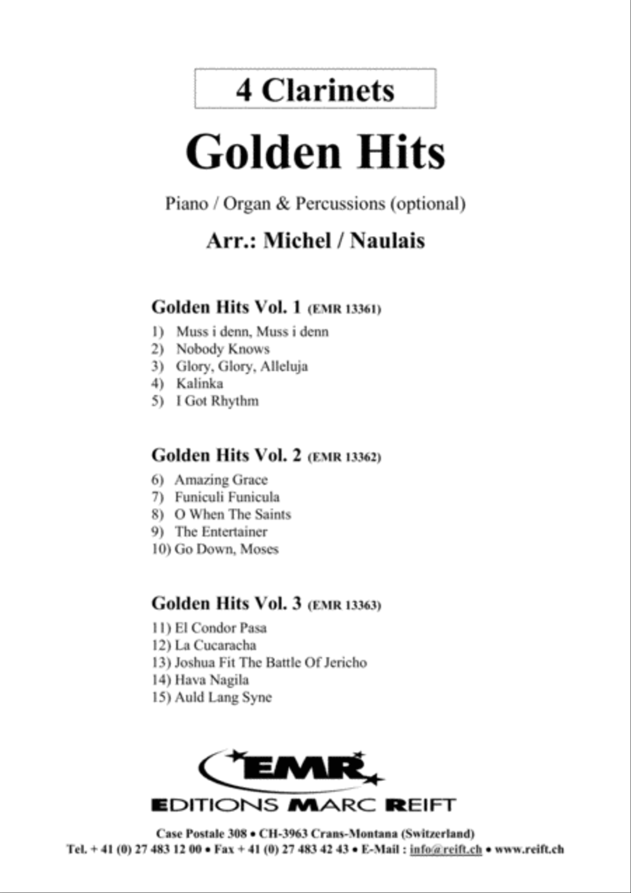 Golden Hits Volume 3 Clarinet scores gallery preview page 8