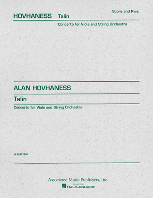 Book cover for Talin Concerto