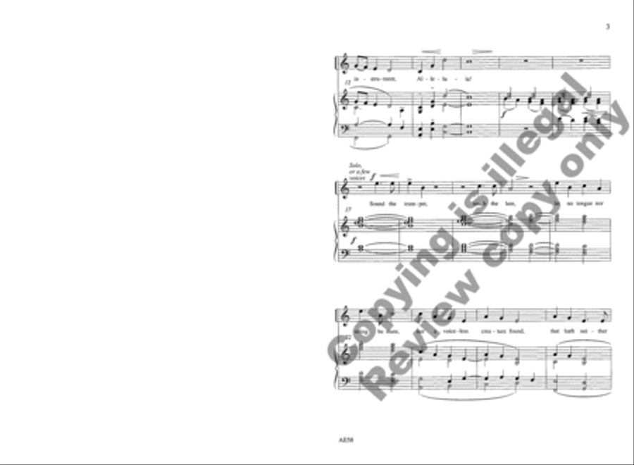 Come, O Come Unison Choir scores gallery preview page 4