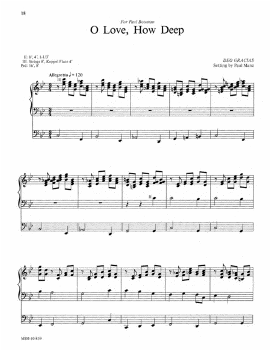Improvisations on Great Hymns of Faith Organ scores gallery preview page 10