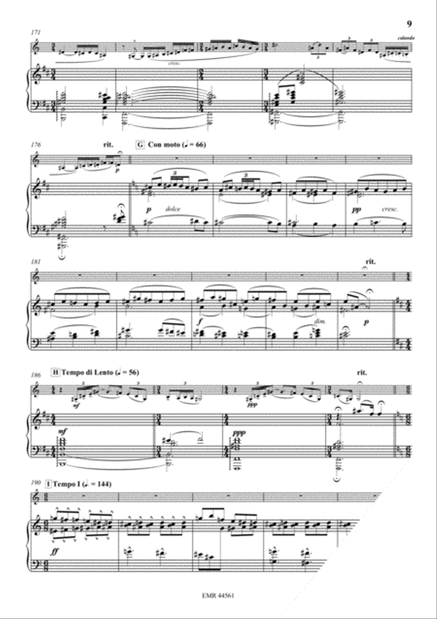Scherzo Bass Clarinet scores gallery preview page 10