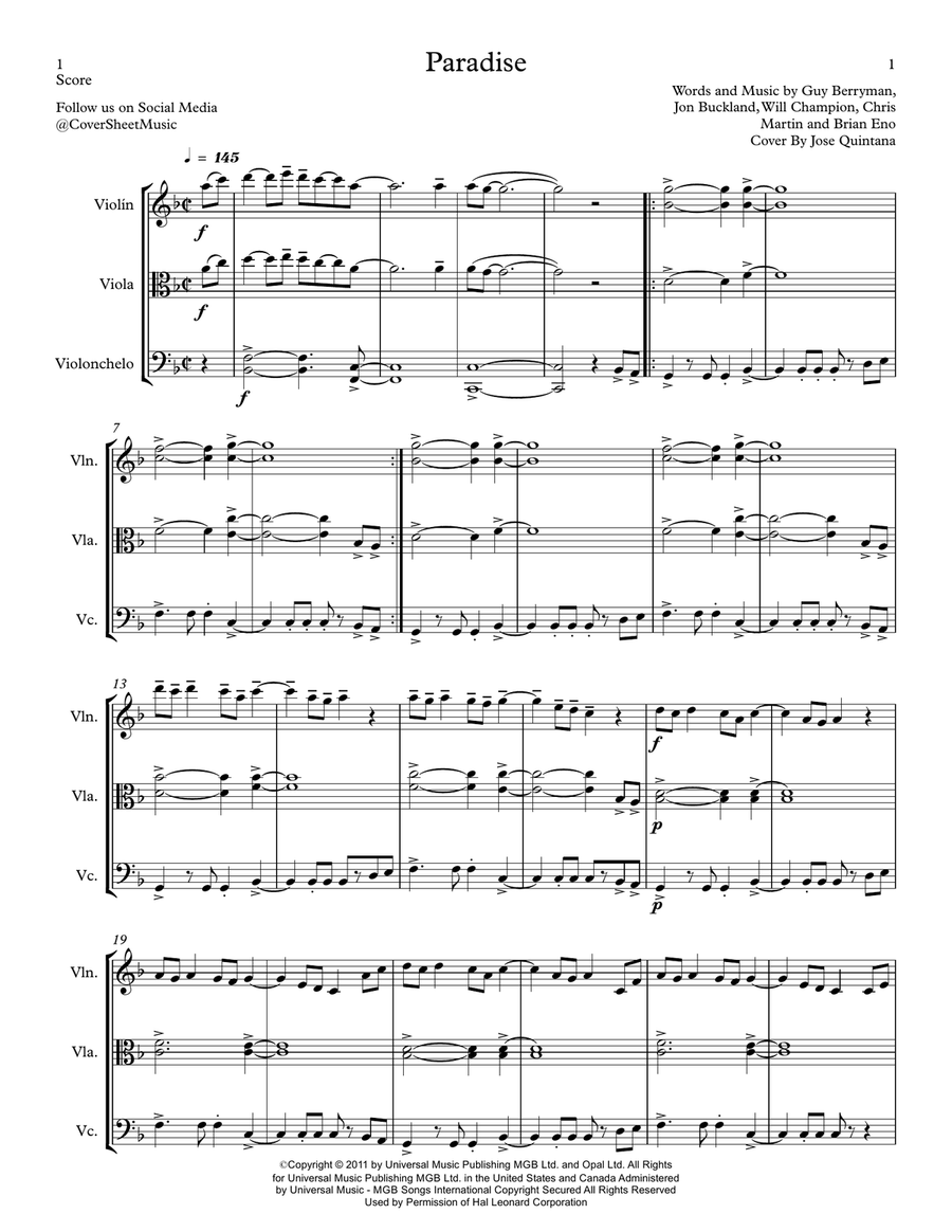 Paradise String Trio scores gallery preview page 2