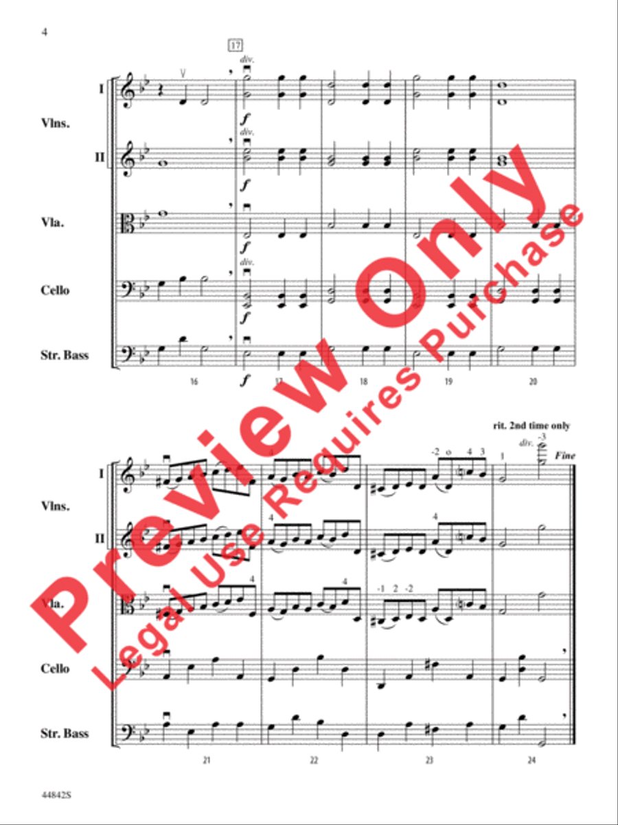 Russian Fantasy Russian Fantasy String Orchestra scores gallery preview page 17