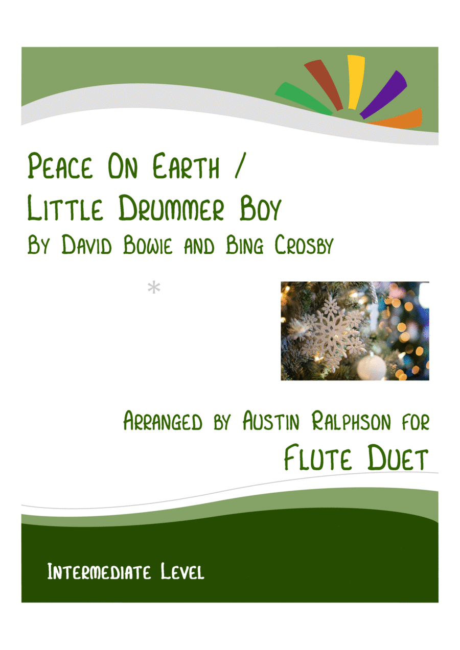 Peace On Earth Flute Duet scores gallery preview page 1