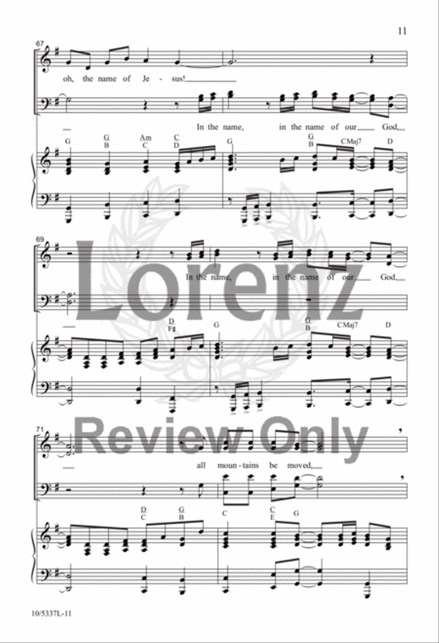 The Name of Our God 4-Part scores gallery preview page 10