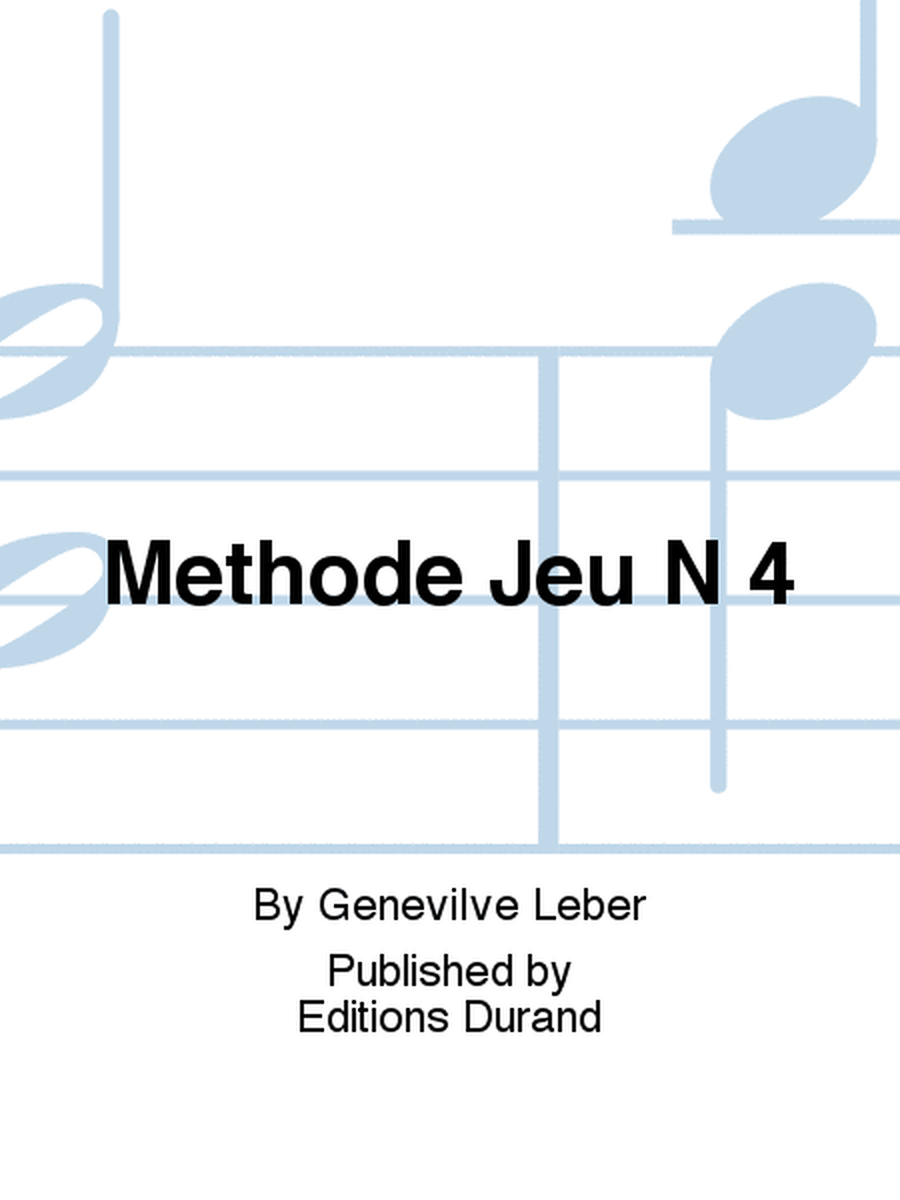 Methode Jeu N 4