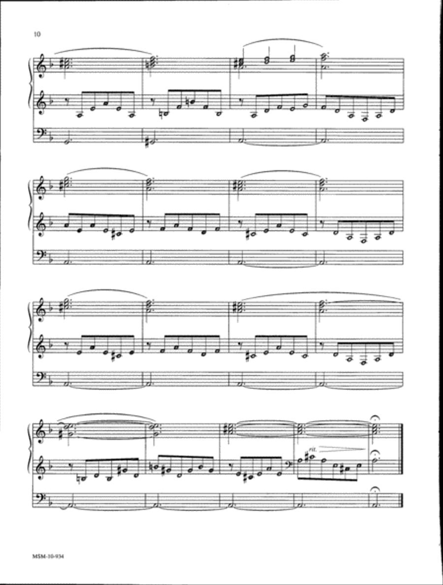 Music from The Four Seasons, Set 1 - Autumn Organ scores gallery preview page 5