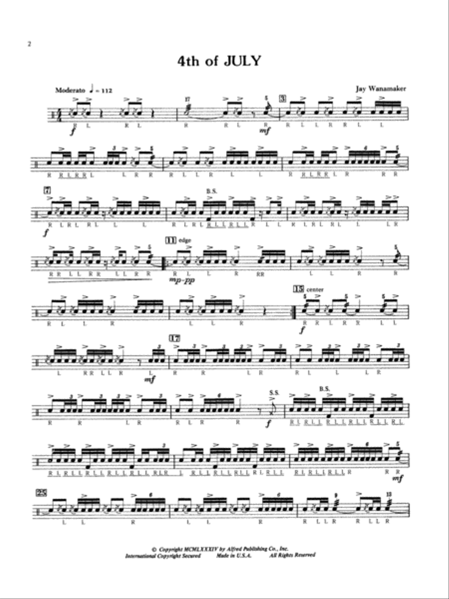 Championship Corps-Style Contest Solos Snare Drum scores gallery preview page 3